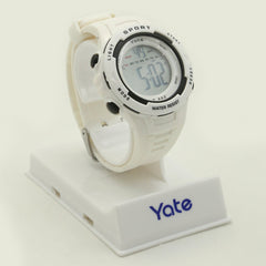 Boys Digital Sports Watch - Off White, Boys Watches, Chase Value, Chase Value