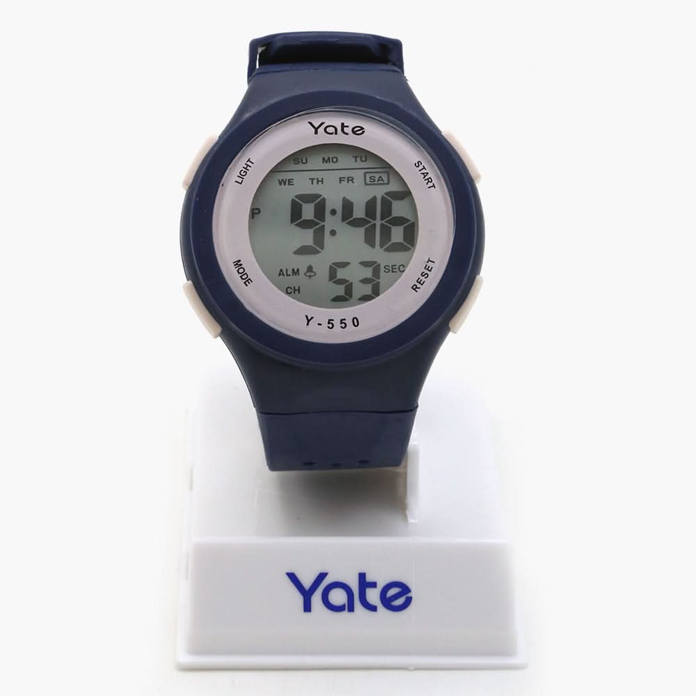 Boys Digital Sports Watch - Navy Blue, Boys Watches, Chase Value, Chase Value