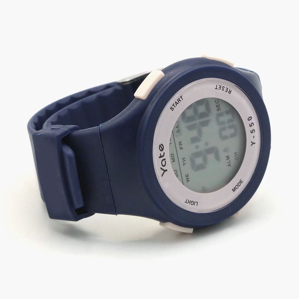 Boys Digital Sports Watch - Navy Blue, Boys Watches, Chase Value, Chase Value
