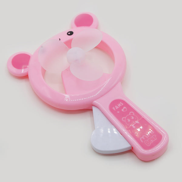 Kid's Hand Press Fan - Pink