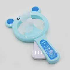 Kid's Hand Press Fan - Cyan, Newborn Rattles & Toys, Chase Value, Chase Value