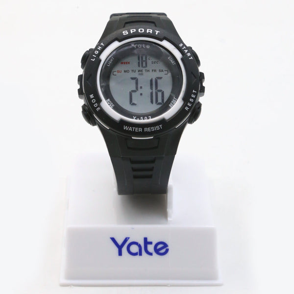 Boys Digital Sports Watch - Black, Boys Watches, Chase Value, Chase Value