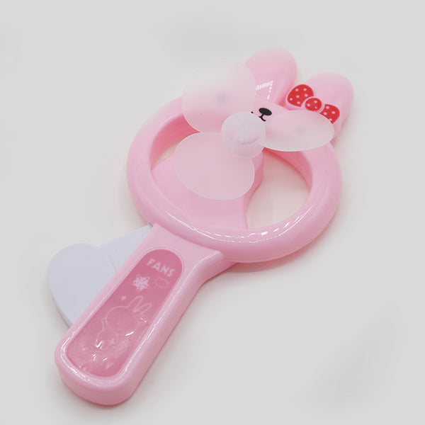 Rabbit hand Pressed Fan Toy - Pink, Newborn Rattles & Toys, Chase Value, Chase Value