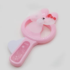 Rabbit hand Pressed Fan Toy - Pink, Newborn Rattles & Toys, Chase Value, Chase Value