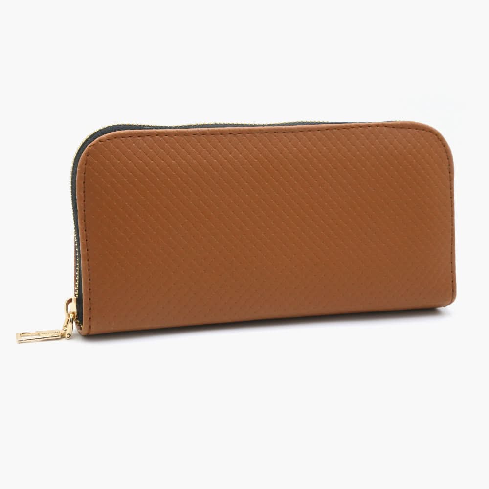 Women's Zipper Wallet - Mustard, Women Wallets, Chase Value, Chase Value