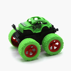 Friction Stunt Vehicle Toy - Green, Non-Remote Control, Chase Value, Chase Value