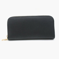 Women's Zipper Wallet - Black