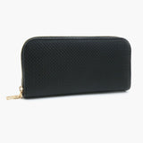 Women's Zipper Wallet - Black, Women Wallets, Chase Value, Chase Value