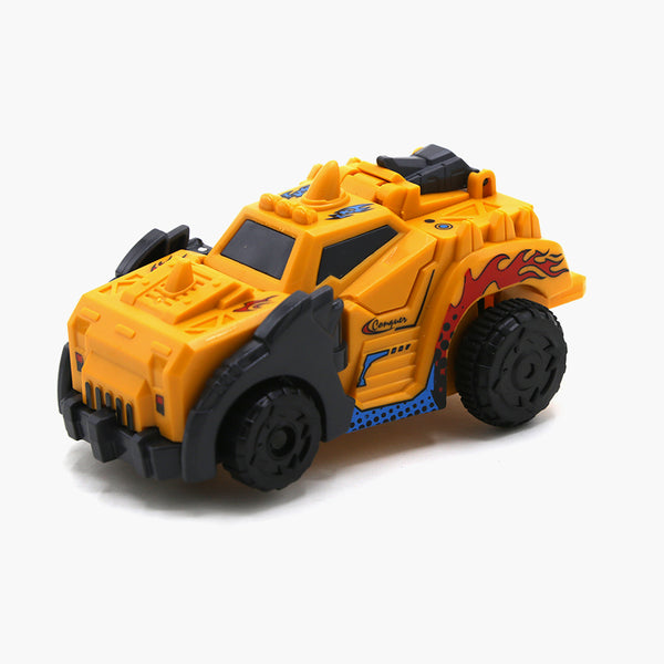 Dragon Friction Car Toy - Yellow, Non-Remote Control, Chase Value, Chase Value