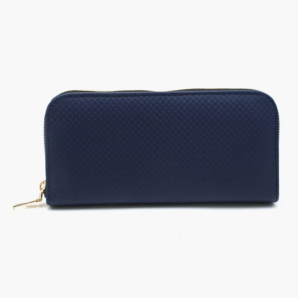 Women's Zipper Wallet - Navy Blue, Women Wallets, Chase Value, Chase Value