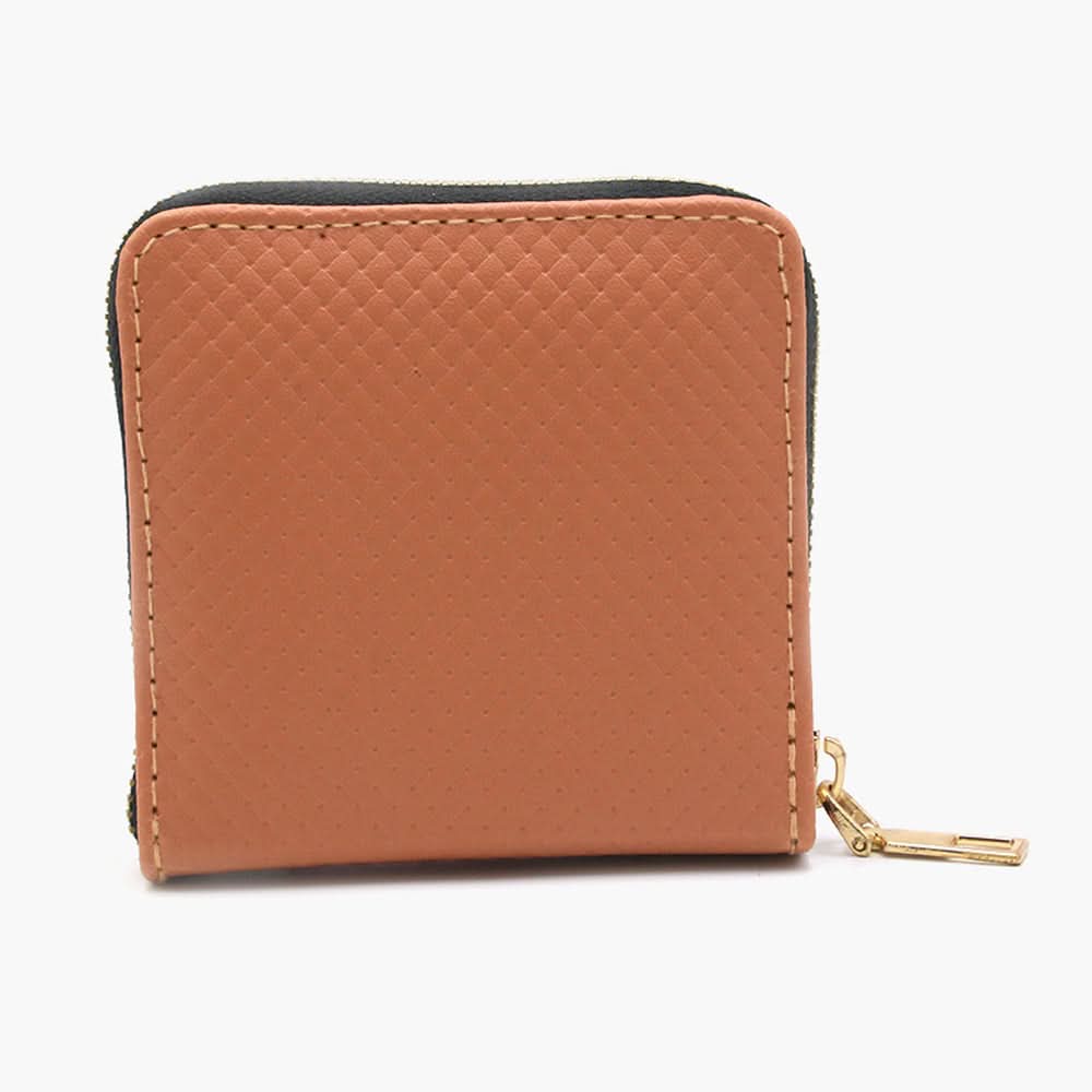 Women's Zipper Wallet - Light Brown, Women Wallets, Chase Value, Chase Value