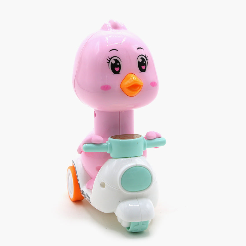 Motorcycle Duck Toy - Cyan, Non-Remote Control, Chase Value, Chase Value