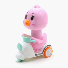 Motorcycle Duck Toy - Cyan, Non-Remote Control, Chase Value, Chase Value