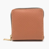 Women's Zipper Wallet - Light Brown, Women Wallets, Chase Value, Chase Value