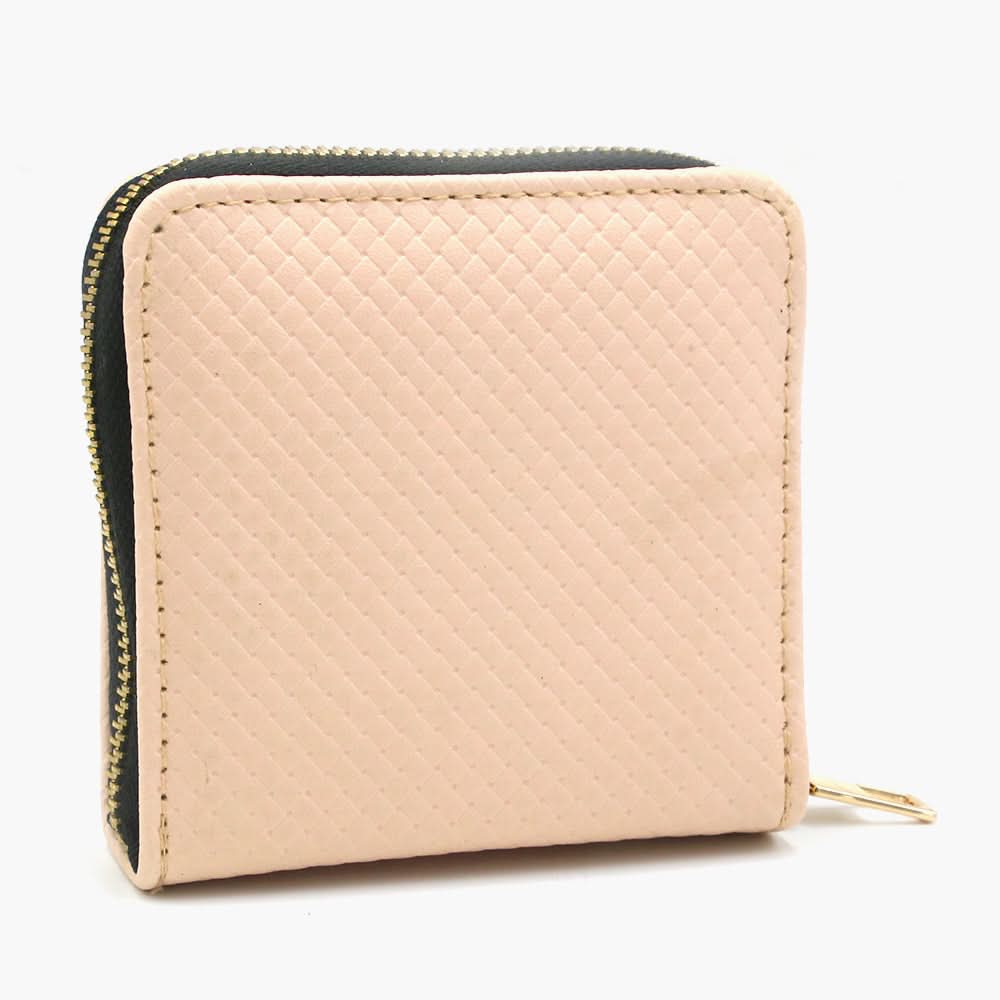 Women's Zipper Wallet - Peach, Women Wallets, Chase Value, Chase Value