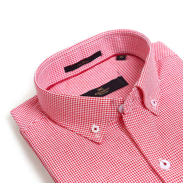 Eminent Men's Saturday Check Shirt - Red
