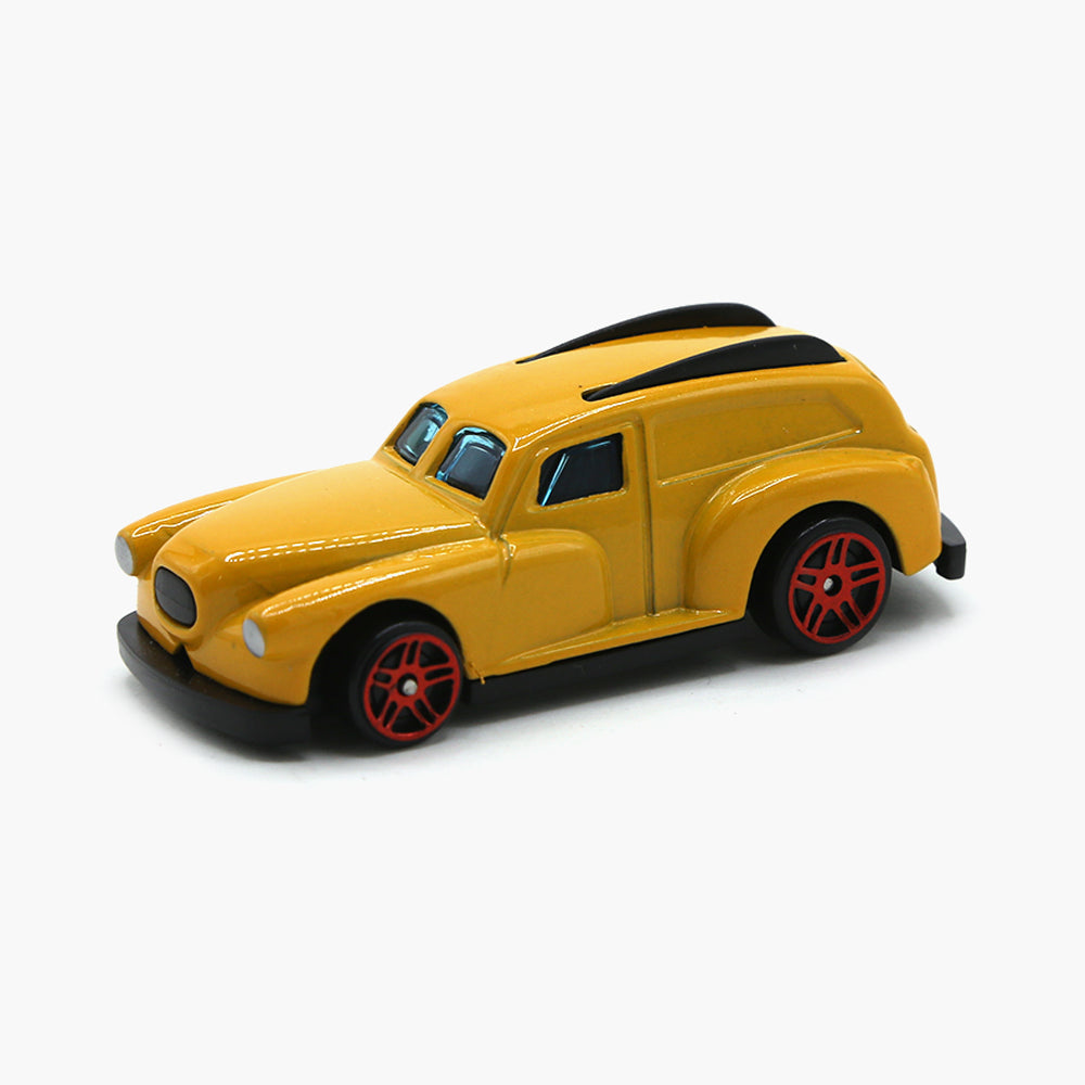 Friction Car Toy - Mustard, Non-Remote Control, Chase Value, Chase Value