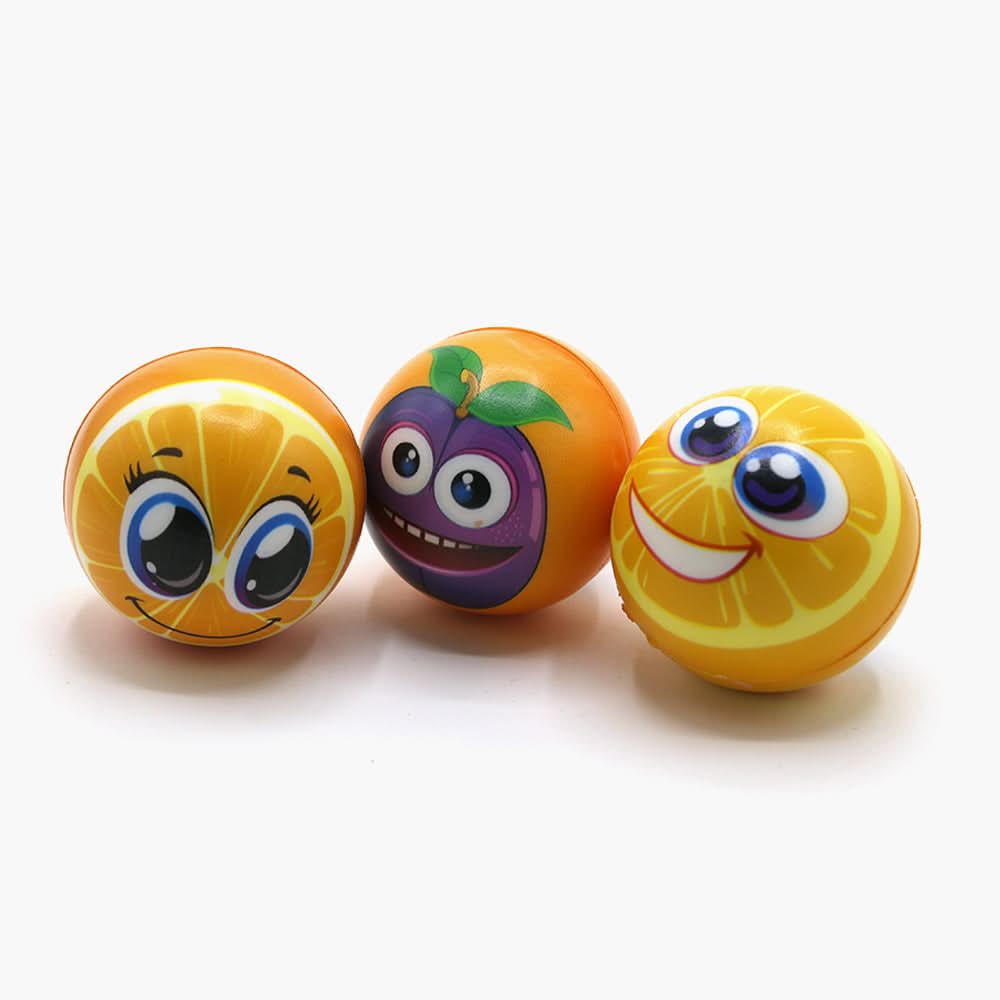 Foam Ball Pack of 3 - Orange, Stuffed Toys, Chase Value, Chase Value