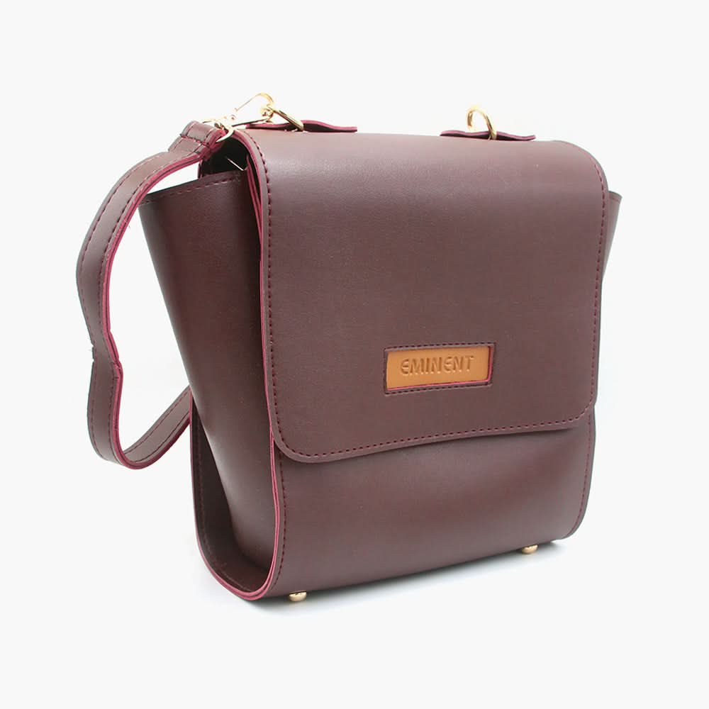 Women's Crossbody Bag - Maroon, Women Bags, Chase Value, Chase Value
