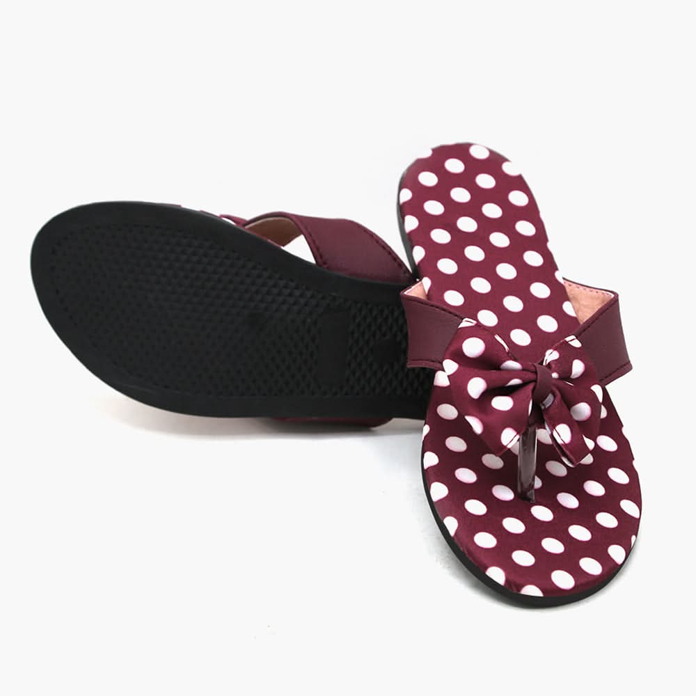 Girls Slipper - Maroon, Girls Slippers, Chase Value, Chase Value