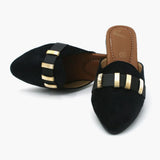 Girls Banto Slipper - Black, Girls Slippers, Chase Value, Chase Value