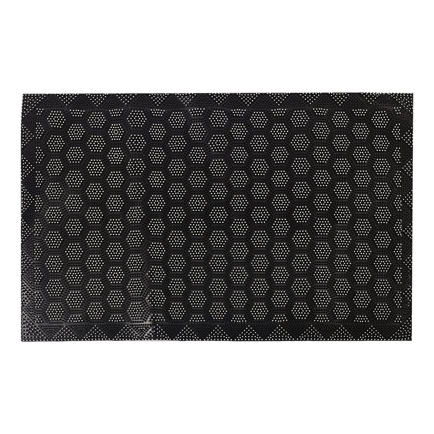 Fancy Rubber Dot Mat - Black, Mats, Chase Value, Chase Value
