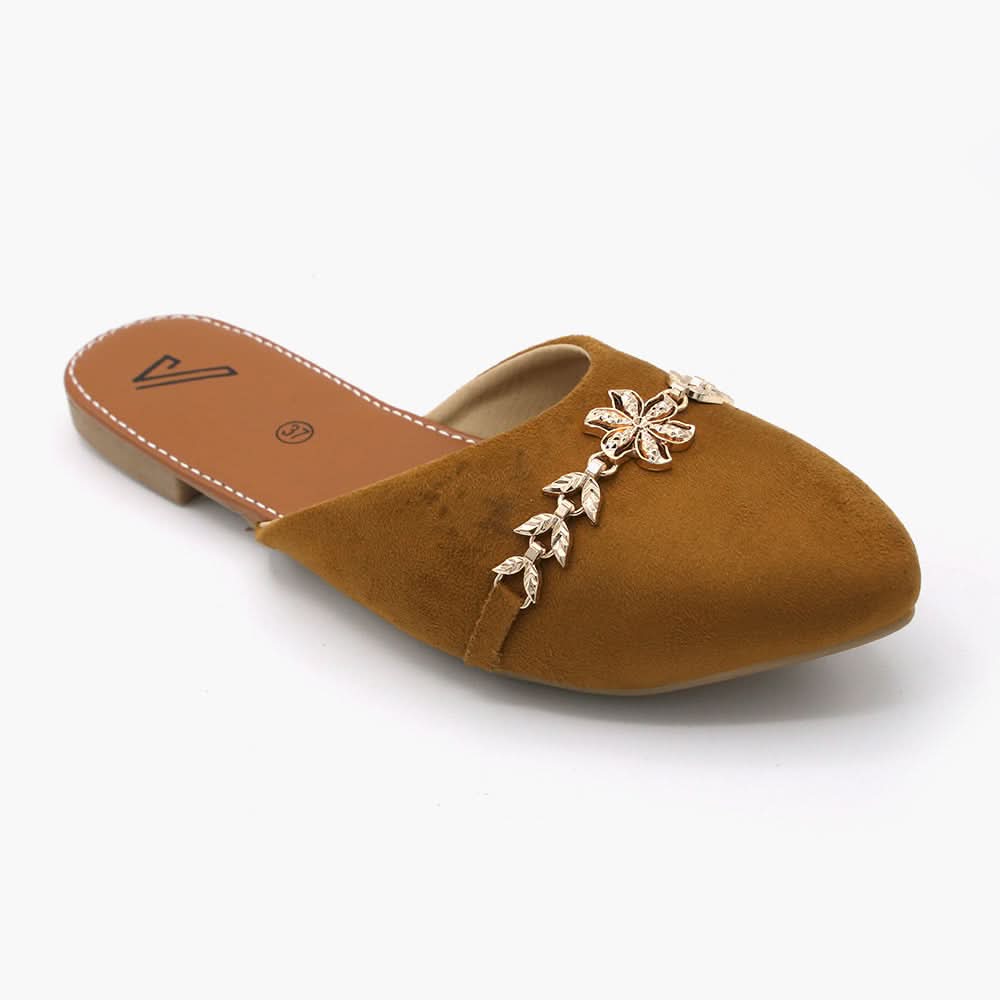 Women's Banto Slipper - Mustard, Women Slippers, Chase Value, Chase Value