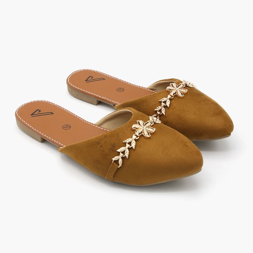 Women's Banto Slipper - Mustard, Women Slippers, Chase Value, Chase Value