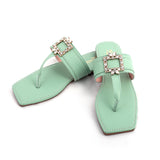 Women's Slippers - Green, Women Slippers, Chase Value, Chase Value