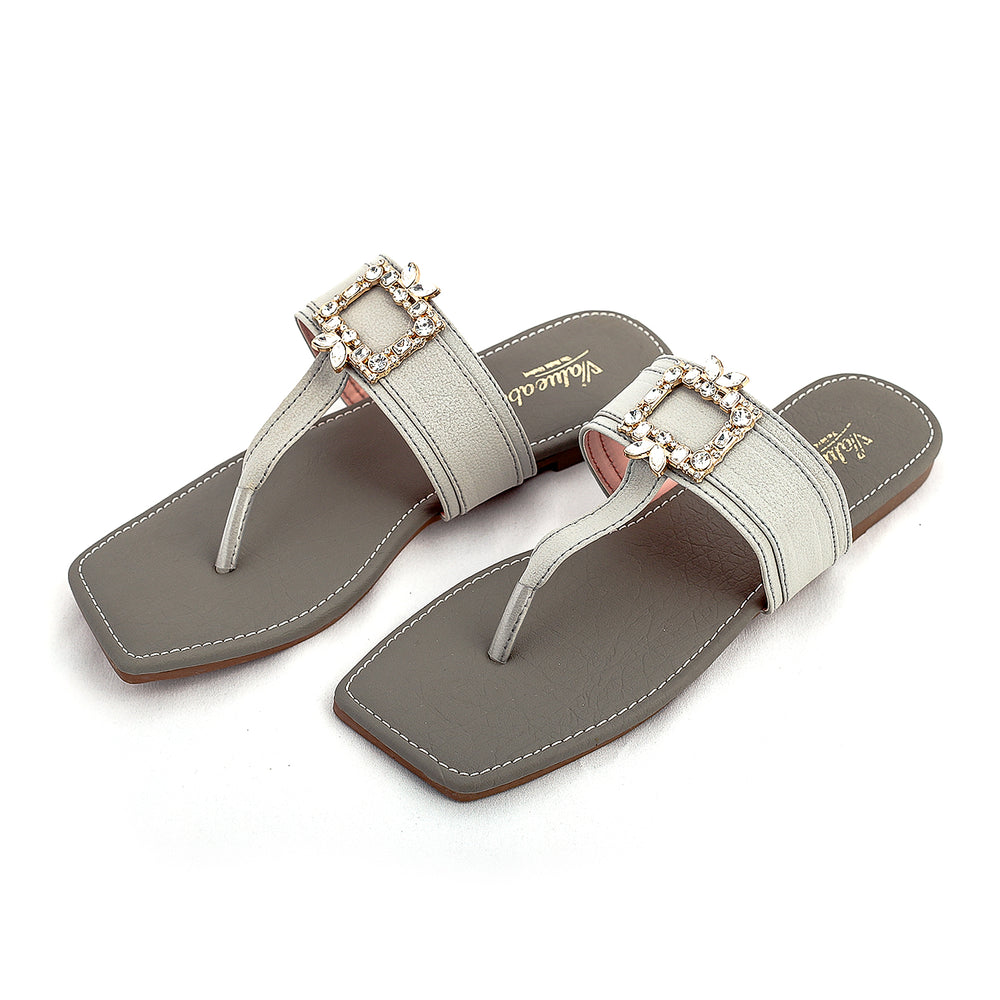 Women's Slippers - Grey, Women Slippers, Chase Value, Chase Value