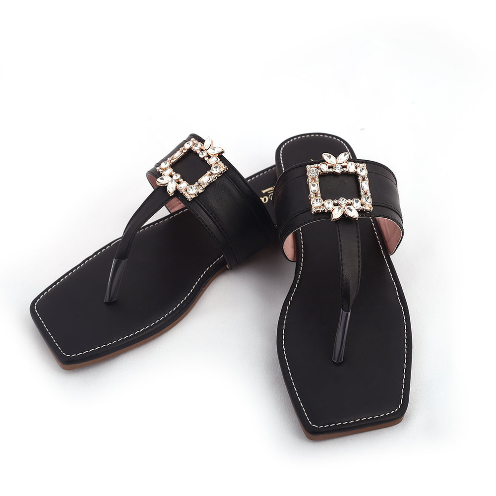 Women's Slippers - Black, Women Slippers, Chase Value, Chase Value