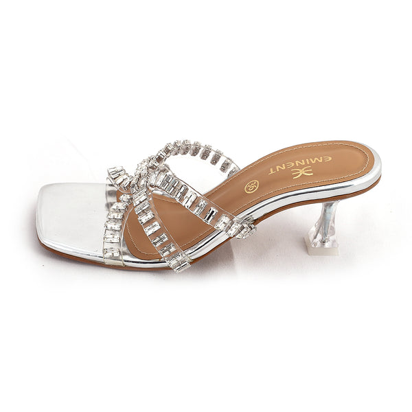 Eminent Women's Slipper - Silver