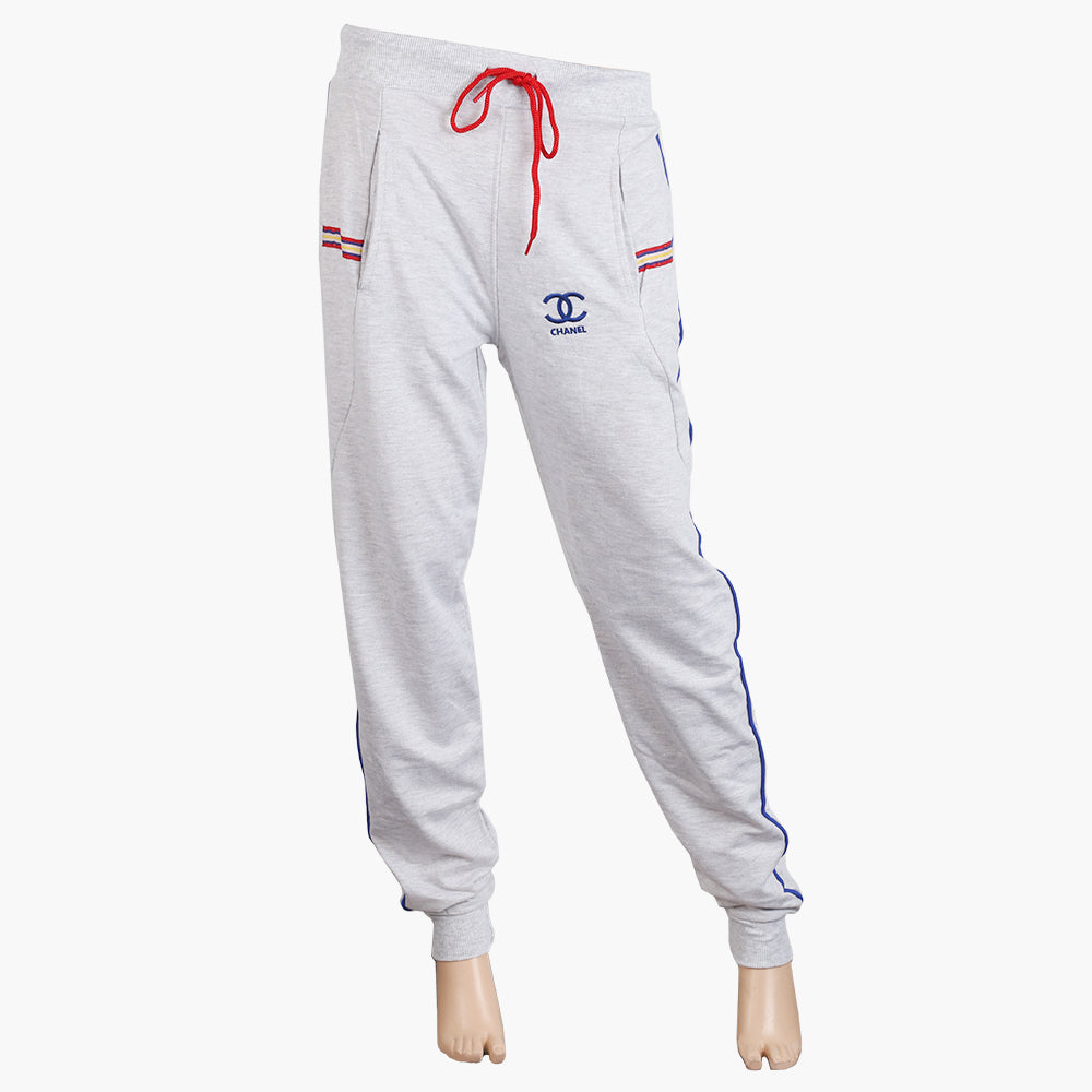 Women's Fancy Terry Trouser - Light Grey, Women Pants & Tights, Chase Value, Chase Value