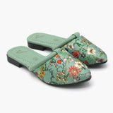 Girls Banto Slipper - Green, Girls Slippers, Chase Value, Chase Value