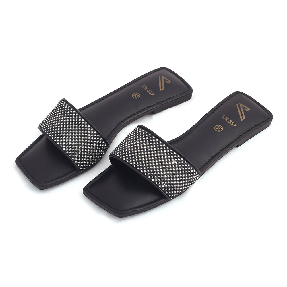 Women's Slippers - Black, Women Slippers, Chase Value, Chase Value