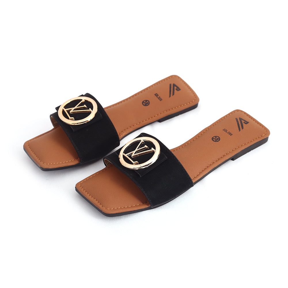 Women's Slippers - Black, Women Slippers, Chase Value, Chase Value