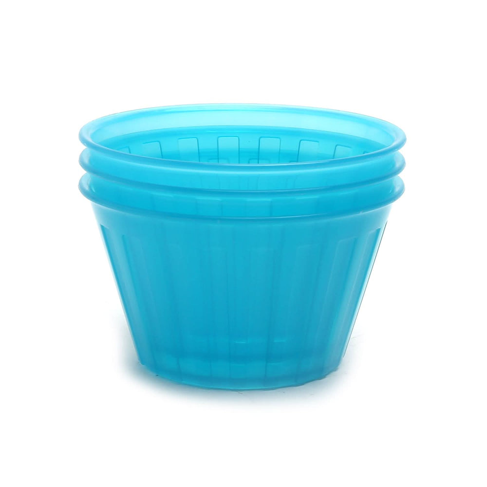 Milan Bowl 250Ml 3Pcs Set - Cyan, Serving & Dining, Chase Value, Chase Value