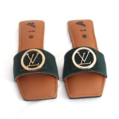 Women's Slippers - Green