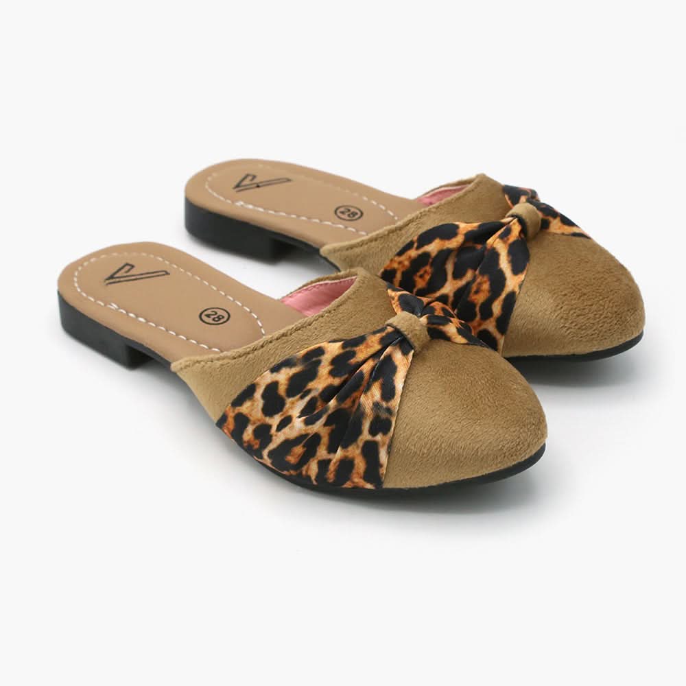 Girls Banto Slipper - Fawn, Girls Slippers, Chase Value, Chase Value