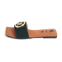Women's Slippers - Green