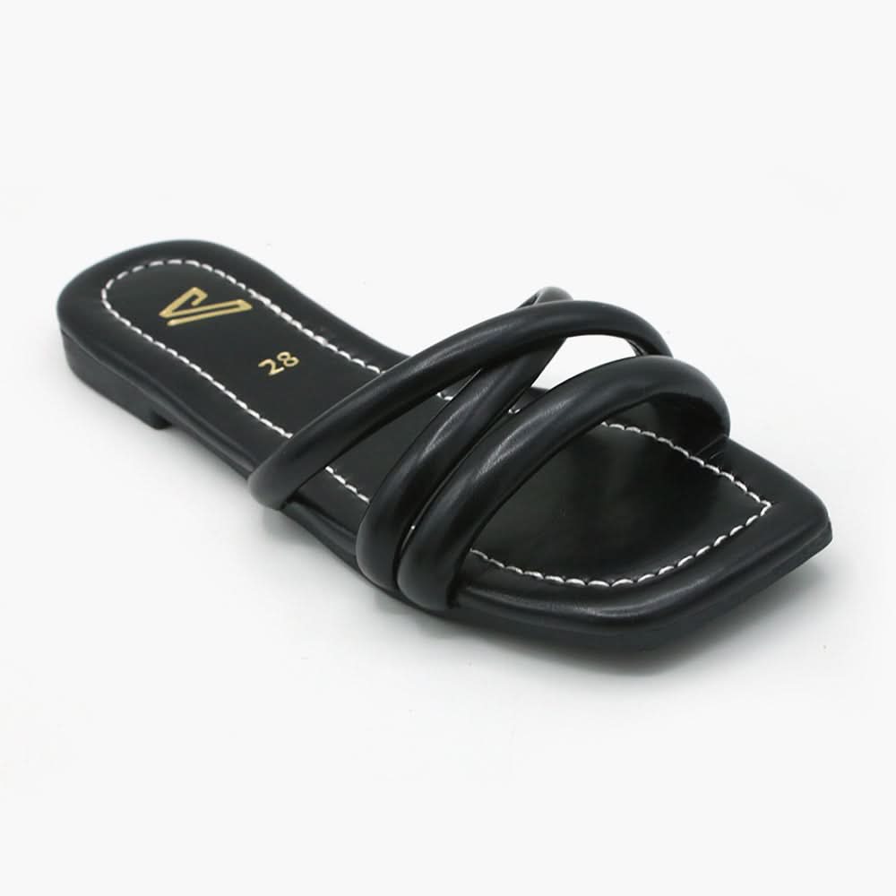 Girls Slipper - Black, Girls Slippers, Chase Value, Chase Value