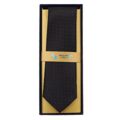 Men's Neck Tie - Black & Maroon