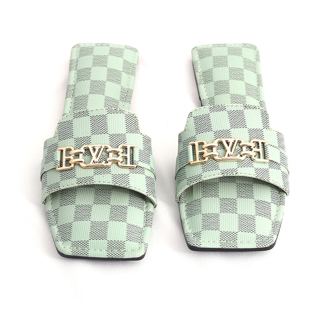 Women's Slippers - Green, Women Slippers, Chase Value, Chase Value