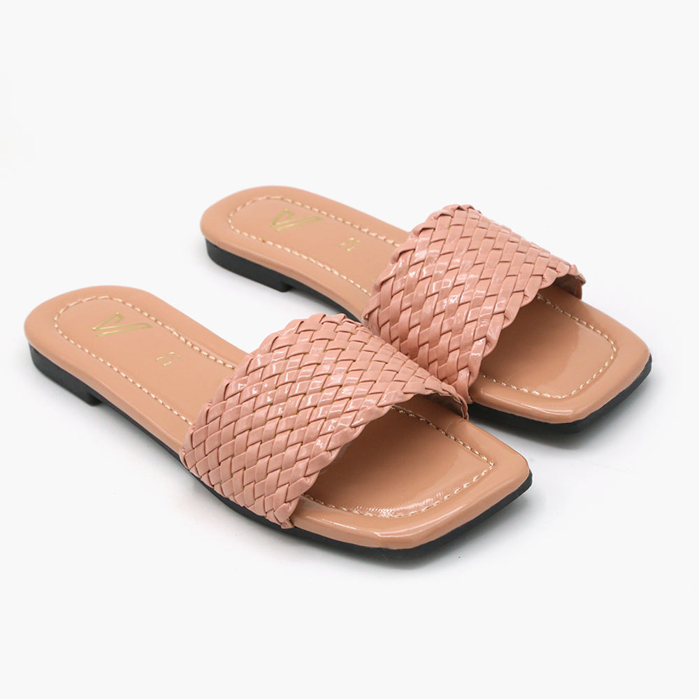 Girls Slipper - Peach, Girls Slippers, Chase Value, Chase Value