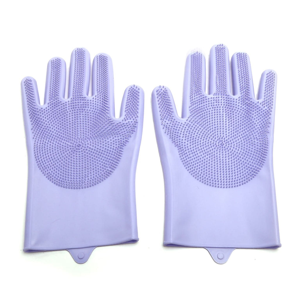 Silicon Dish Washing Gloves, Washing Accessories, Chase Value, Chase Value