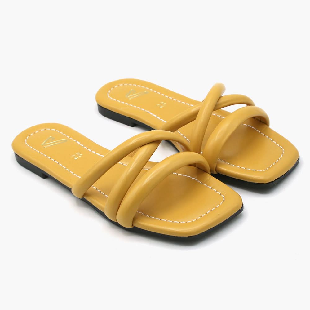 Girls Slipper - Yellow, Girls Slippers, Chase Value, Chase Value