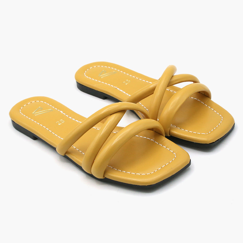 Girls Slipper - Yellow