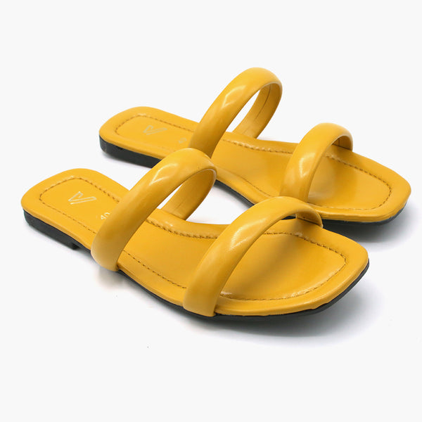 Women's Slipper - Yellow