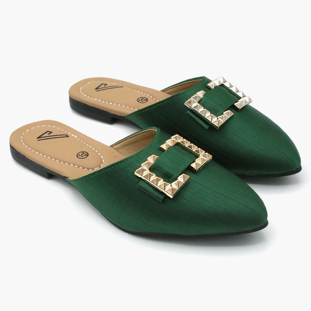 Women's Banto Slipper - Green, Women Slippers, Chase Value, Chase Value
