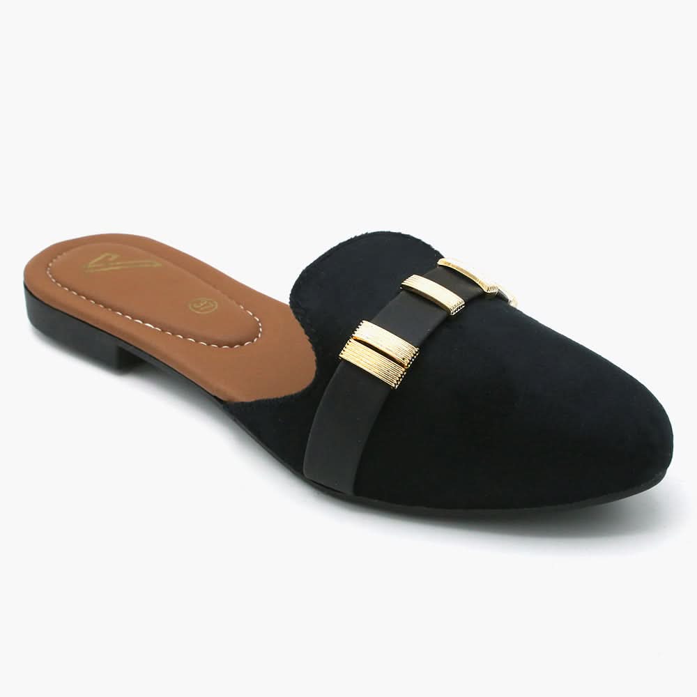 Women's Banto Slipper - Black, Women Slippers, Chase Value, Chase Value